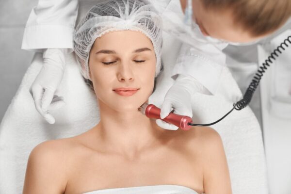 Radiofrequency skin tightening