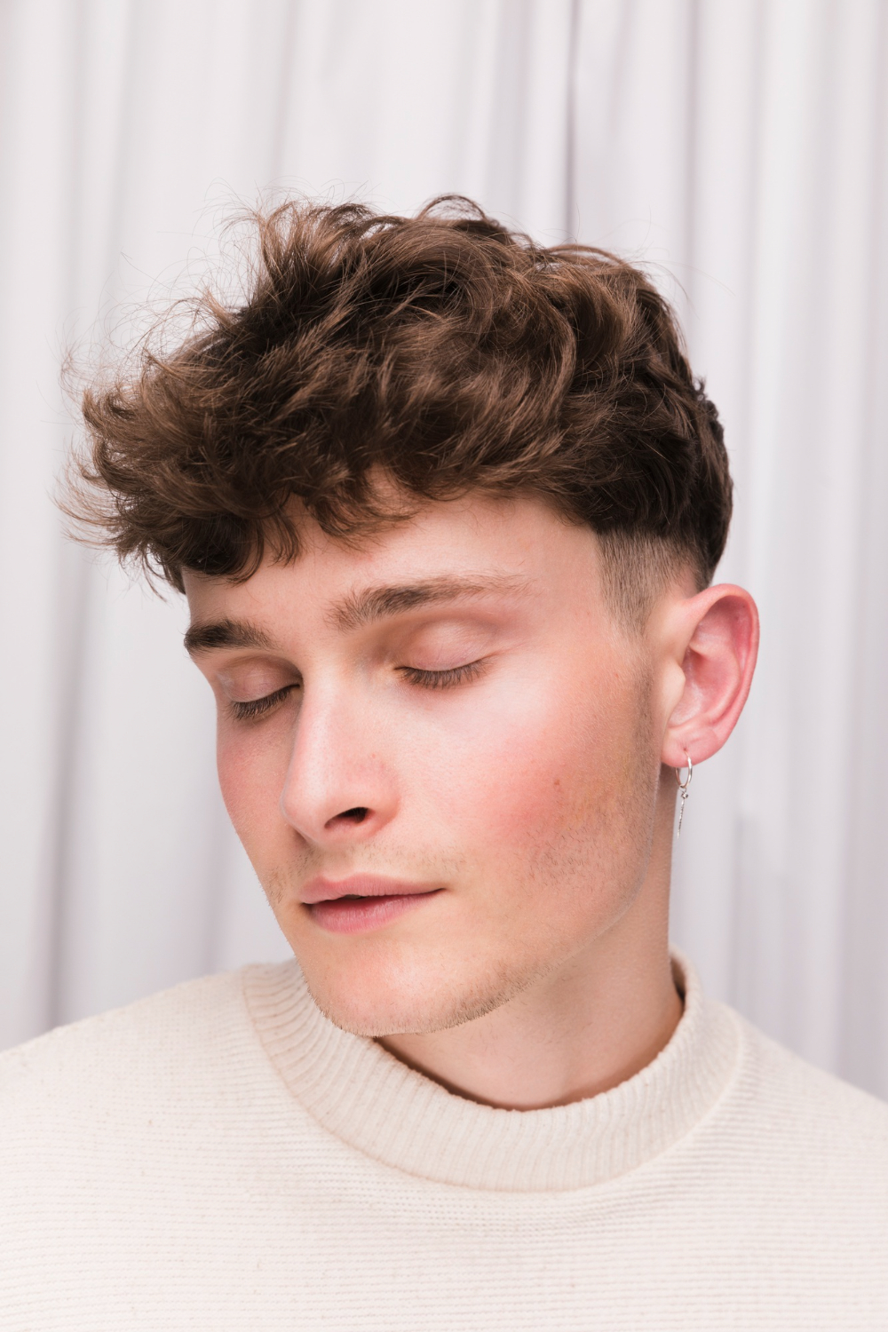 Messy Undercut Hairstyle